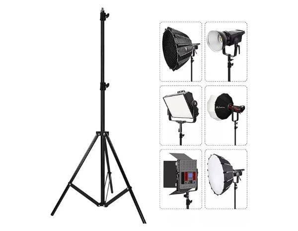 &ua TRIPODE PLEGABLE CAMARA CELULAR ARO PANEL LED DIFUSOR  2.8 MTS YQ-DJ02